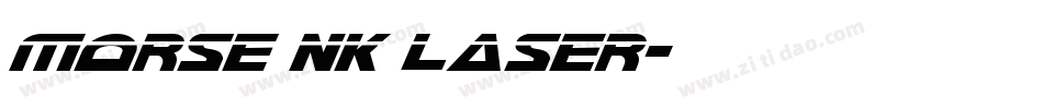 Morse NK Laser字体转换